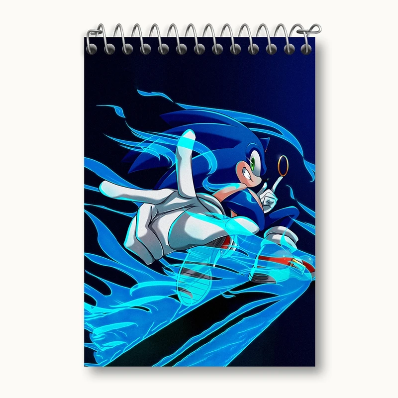 دفتر یادداشت 50 برگ خندالو مدل سونیک (Sonic) کد 37019