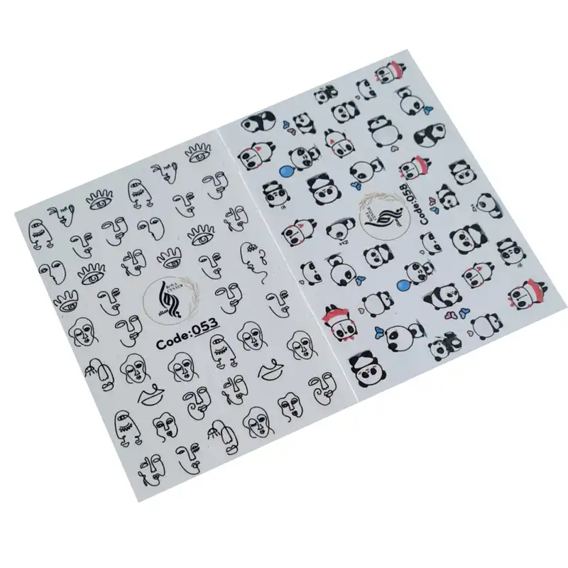 برچسب لنز ناخن رویاسنتر مدل 5358 مجموعه 2 عددی