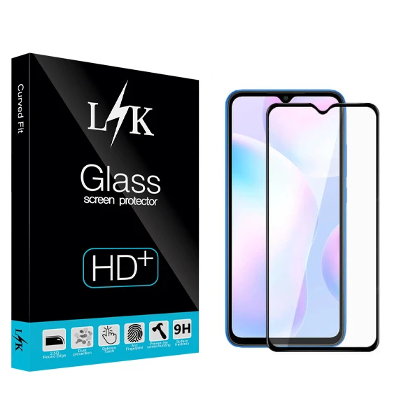 محافظ صفحه نمایش ال کی مدل +HD مناسب برای گوشی موبایل شیائومی Redmi Note 9
