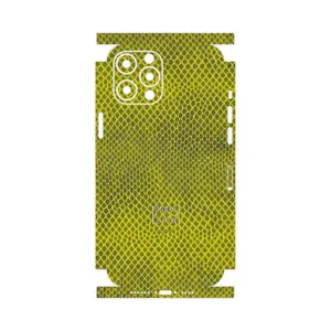 MAHOOT Yellow Snake Skin-FullSkin Cover Sticker for Apple iPhone 12 Pro Max