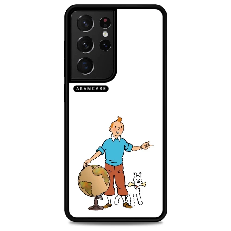 کاور آکام مدل AMC-WSGS21U-TINTIN-14 مناسب برای گوشی موبایل سامسونگ Galaxy S21 Ultra