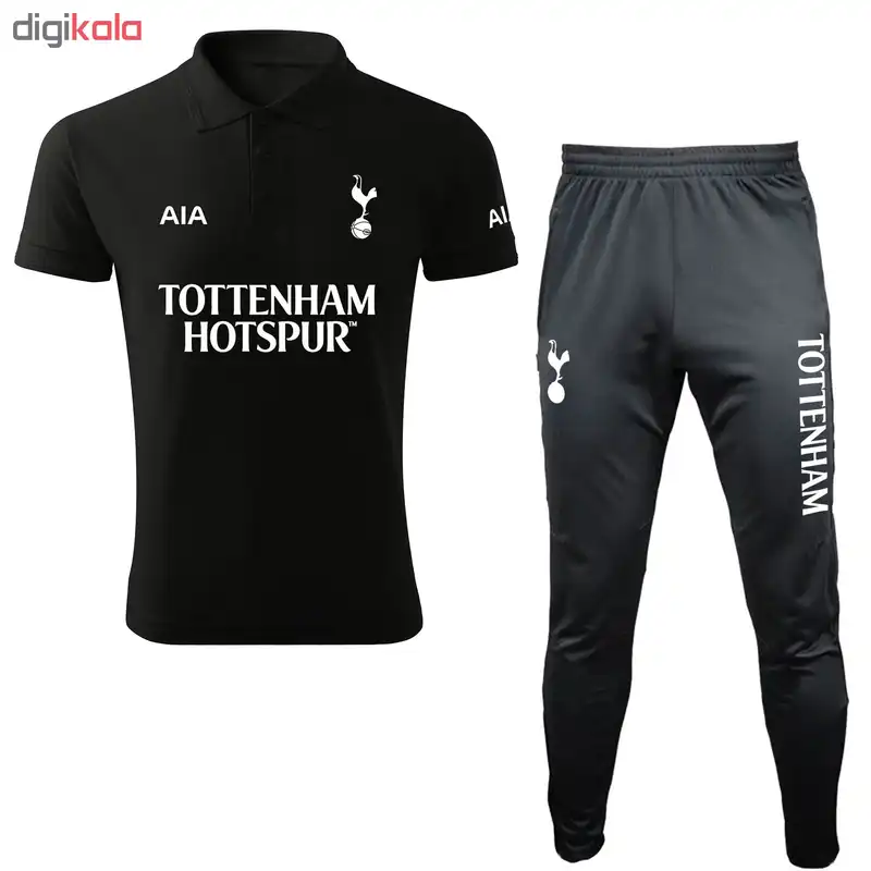 ست پولوشرت و شلوار ورزشی مردانه طرح تاتنهام مدل 20381