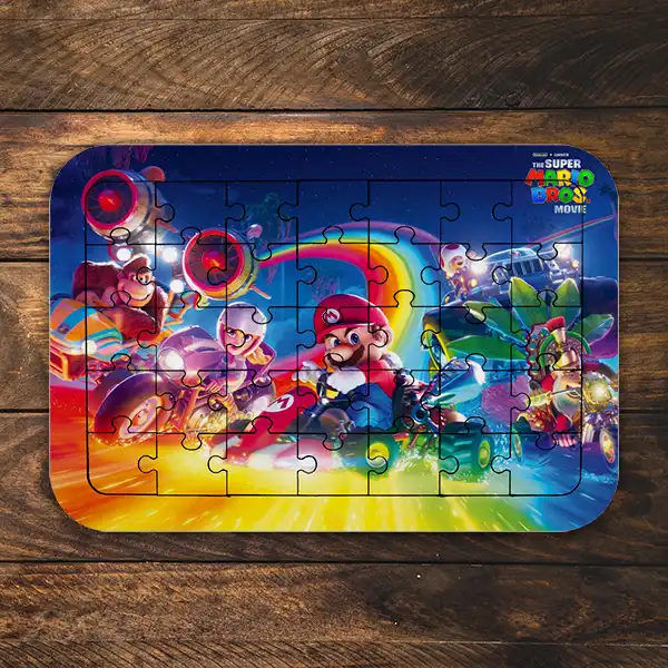 پازل 35 تکه طرح انیمیشن برادران سوپر ماریو کد NI2361