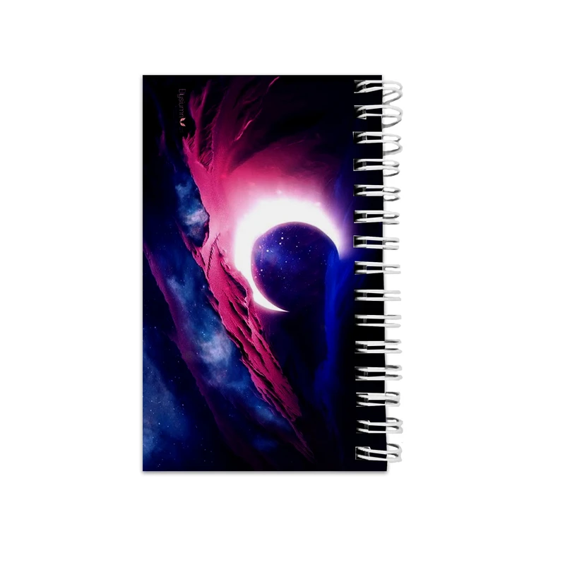 دفترچه یادداشت مدل to do list طرح ماه درخشان کد 3056505