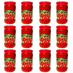 رب گوجه فرنگی فوداز 700 گرم بسته 12 عددی