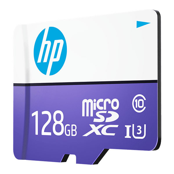 کارت حافظه microSD اچ پی مدل mi330 کلاس 10 استاندارد UHS-I U3 سرعت 100MBps ظرفیت 128 گیگابایت به همراه آداپتور SD