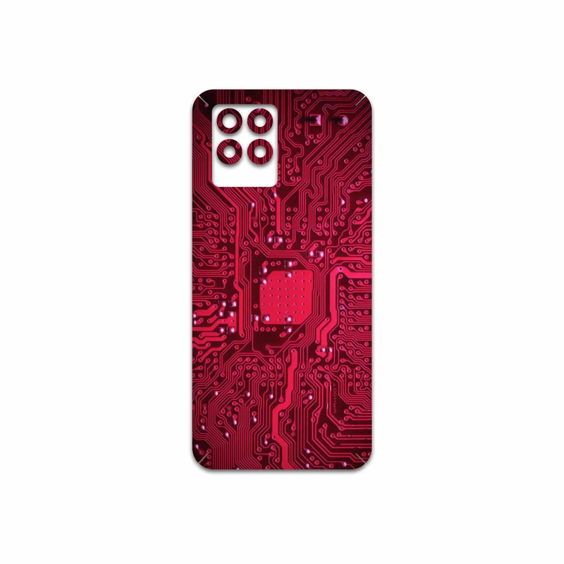 برچسب پوششی ماهوت مدل Red-Printed-Circuit-Board مناسب برای گوشی موبایل ریلمی 8 Pro