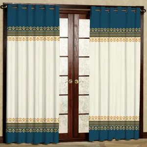 پرده مدل هازان پانچی کد 4068 سایز 140x200 سانتی متر