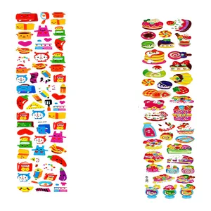 استیکر کودک طرح خوراکی و تولد کد TT111 مجموعه 2 عددی 