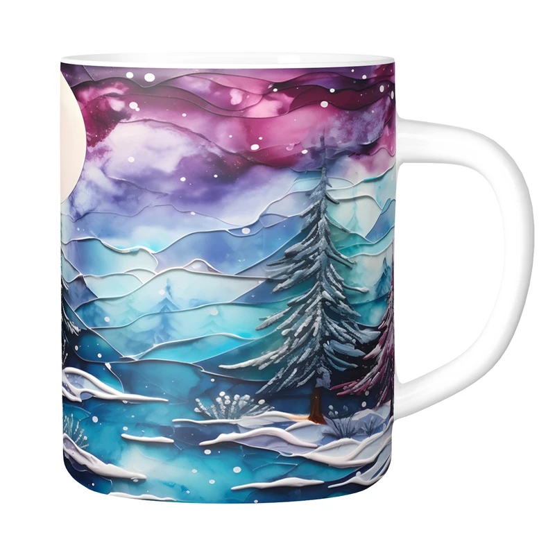 ماگ طرح فانتزی فصل زمستان کد 19