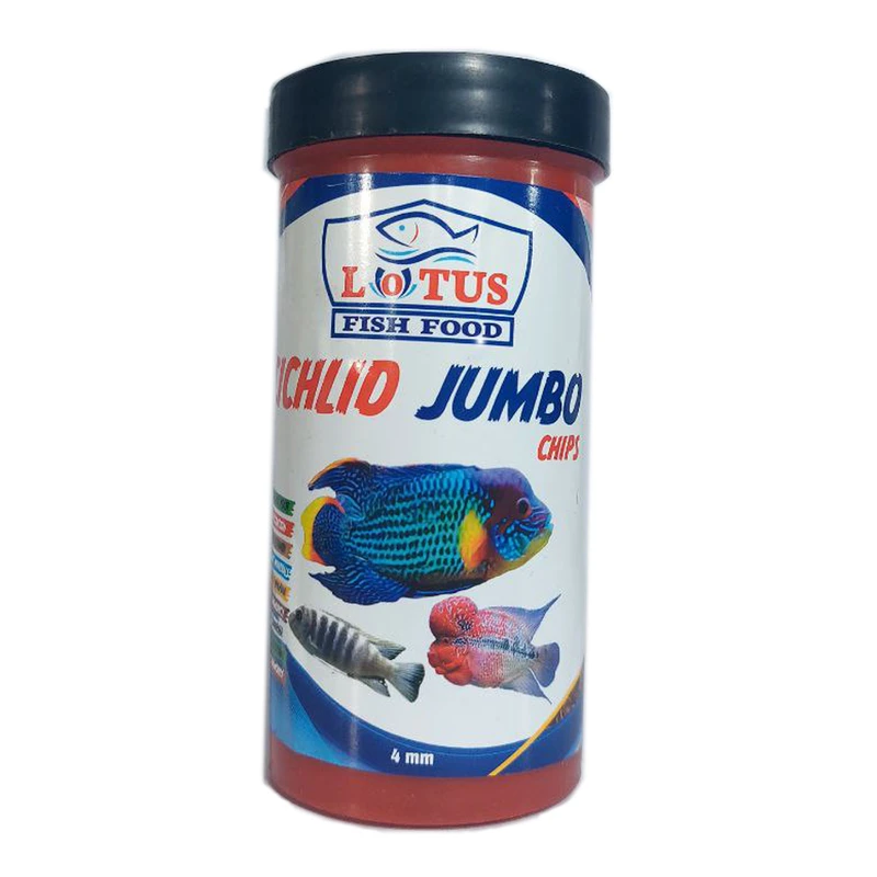 غذای ماهی لوتوس مدل cichlid jumbo وزن 70 گرم