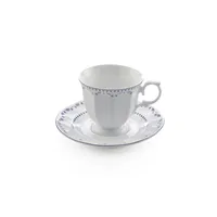 ست فنجان و نعلبکی 12 پارچه چینی زرین ایران سری نئوکلاسیک مدل فرانسیس درجه یک