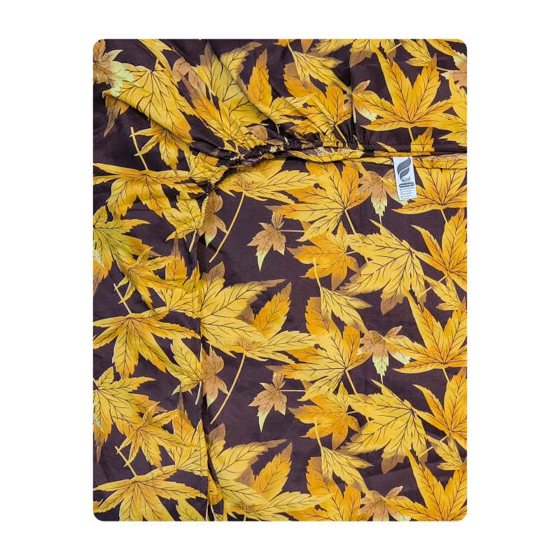 ملحفه آدنو مدل Autumn کد CH136 یک نفره سایز 90x200 سانتی متر