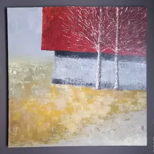 تابلو نقاشی رنگ روغن طرح منظره مدل P.G.212