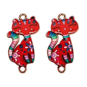 آویز دستبند طرح گربه کد AD 390 مجموعه 2 عددی