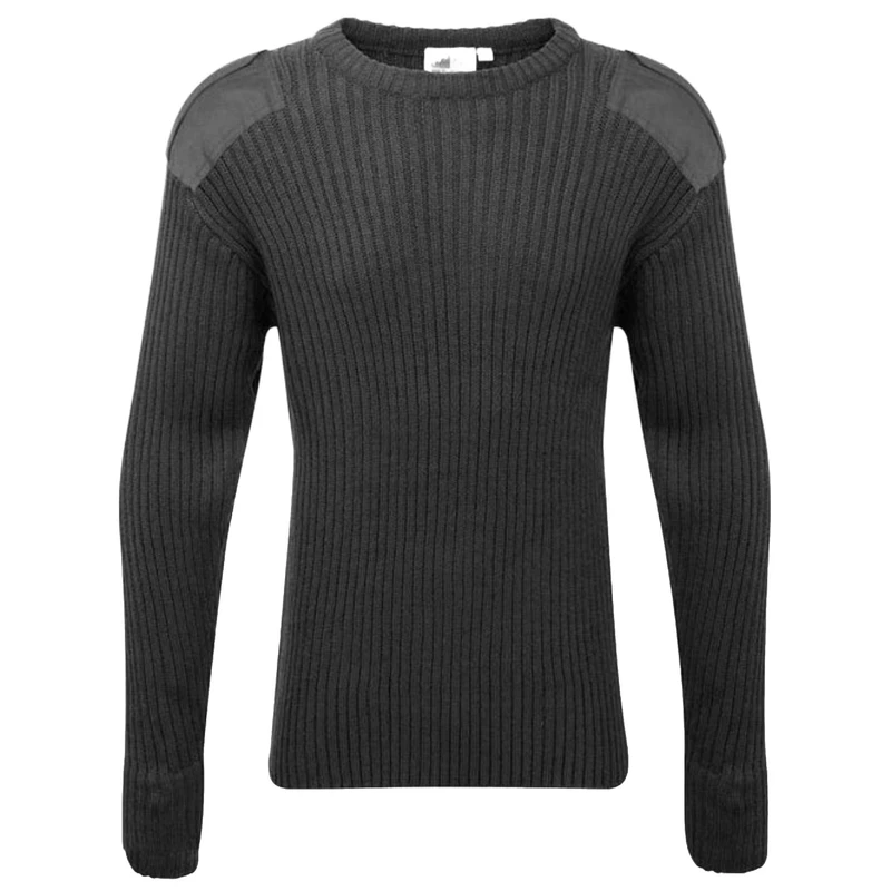 پلیور یقه گرد مردانه مدل تاکتیکال