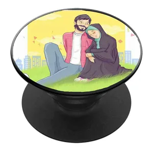 پایه نگهدارنده گوشی موبایل پاپ سوکت مدل زندگی عاشقانه کد 02