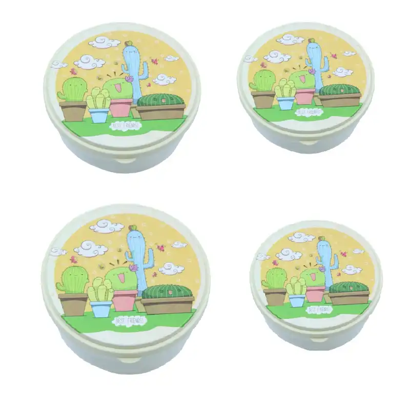 ظرف غذای کودک مدل ZIBA-21 مجموعه چهار عددی