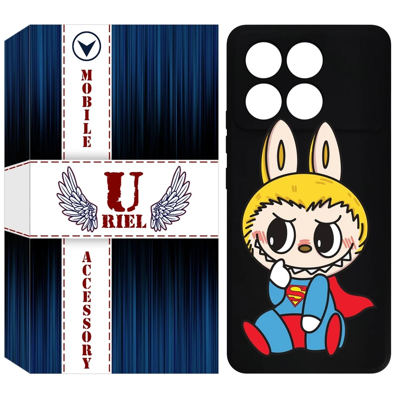 کاور یوریل مدل KSH کد 147 طرح عروسک لبوبو مناسب برای گوشی موبایل شیائومی Poco F6 Pro / Redmi K70 / K70 Pro