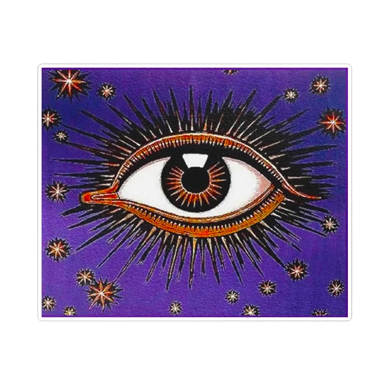 استیکر لپ تاپ ماسا دیزاین طرح چشم مدل STK1101