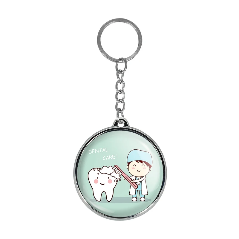 جاکلیدی خندالو طرح دندان و دندان پزشکی کودکانه مدل دوطرفه کد 3669336694