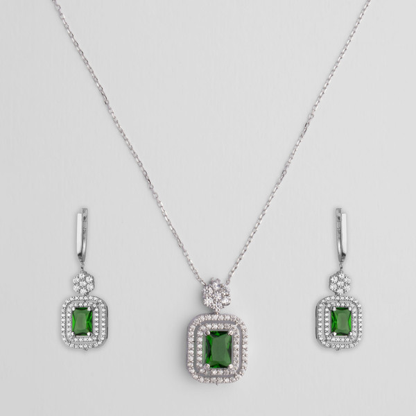 نیم ست طلا 18 عیار زنانه گلدم مدل H547015