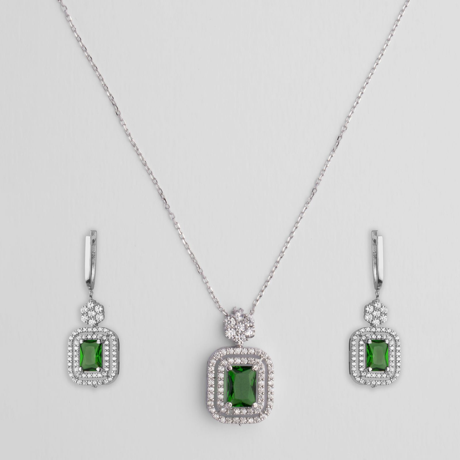 نیم ست طلا 18 عیار زنانه گلدم مدل H547015 -  - 1