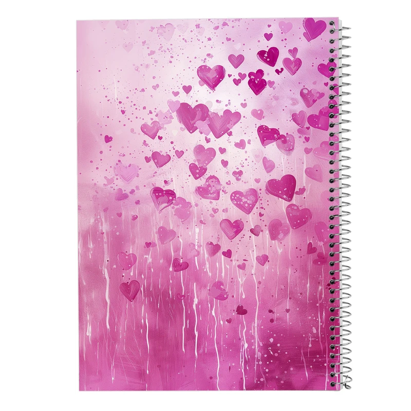 دفتر ژورنال نویسی 50 برگ مدوپد مدل نقطه ای طرح عاشقانه love کد DF14219