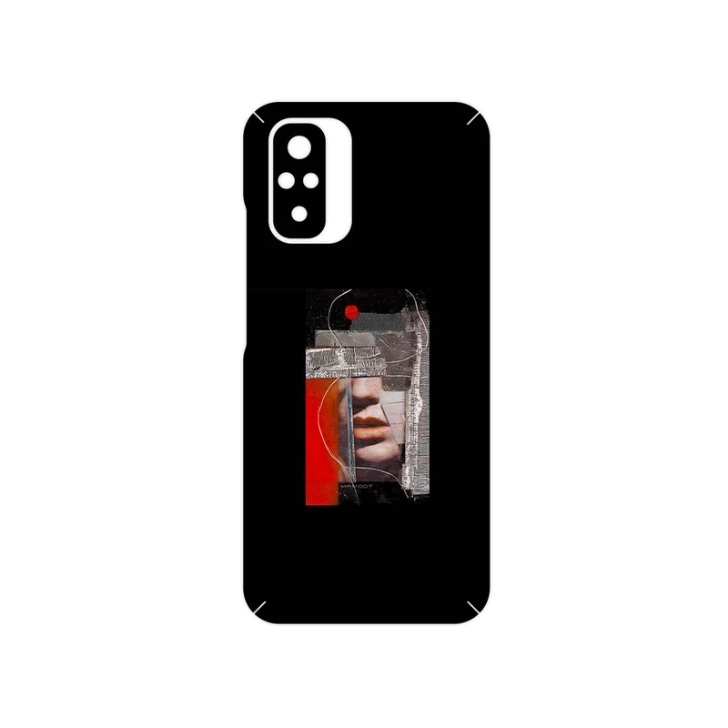 برچسب پوششی ماهوت مدل Collage of Mouth مناسب برای گوشی موبایل شیائومی Redmi Note 10