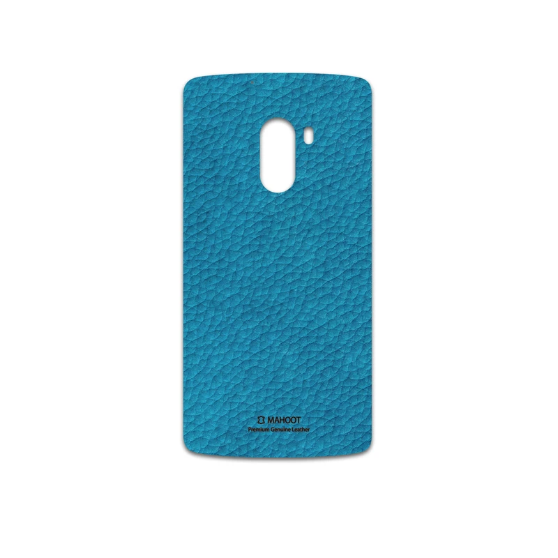 برچسب پوششی ماهوت مدل Blue-Leather مناسب برای گوشی موبایل لنوو A7010