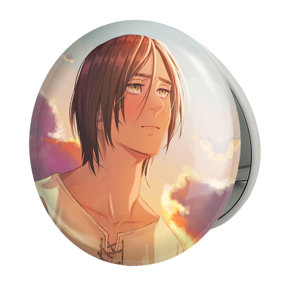 آینه جیبی خندالو طرح ارن یگر انیمه اتک آن تایتان Attack on Titan مدل تاشو کد 18540