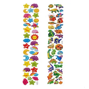 استیکر کودک طرح دایناسور و ستاره کد Aru058 مجموعه 2 عددی 