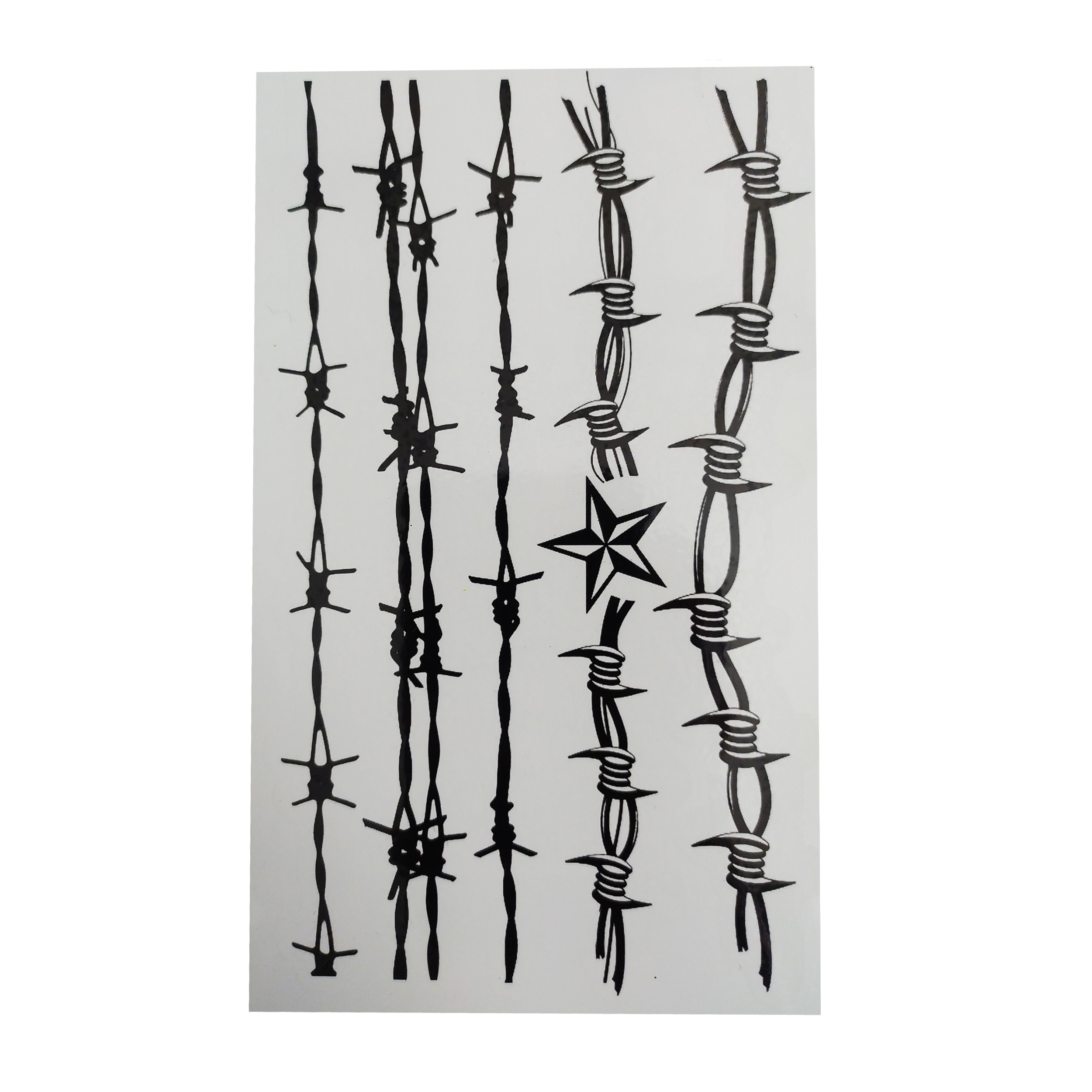 تتو موقت طرح سیم خاردار کد 50