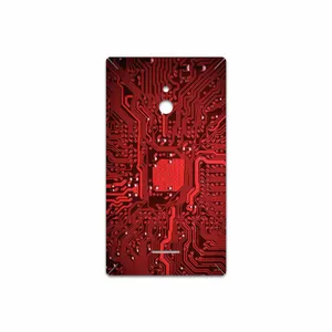 MAHOOT Red Printed Circuit Board Cover Sticker for Nokia XL