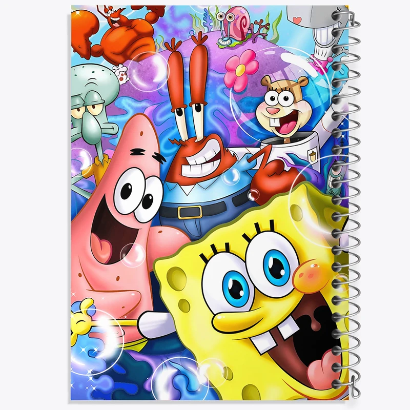دفتر مشق 100 برگ خندالو طرح باب اسفنجی و پاتریک کد F6810