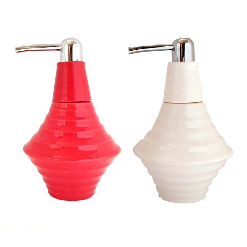 مخزن مایع دستشویی رومیزی مدل LD WR005 مجموعه دو عددی