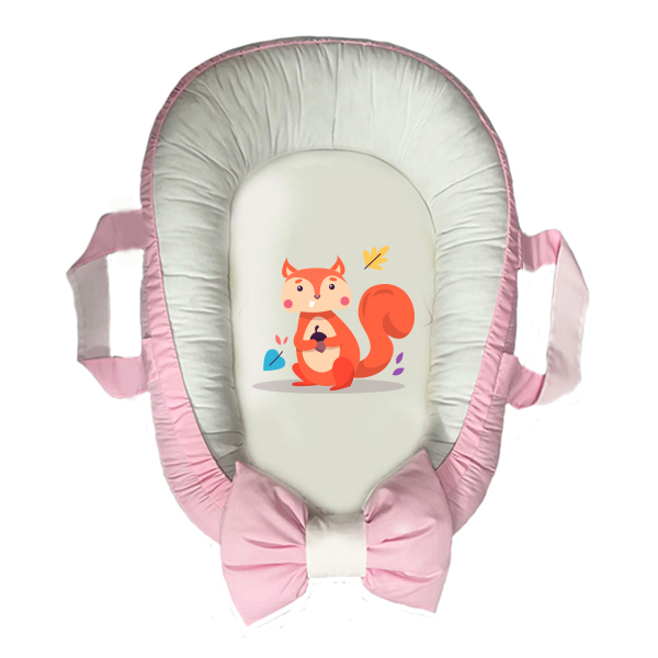 سرویس خواب سه تکه نوزاد مدل گارد محافظ دار طرح راسو کد 026