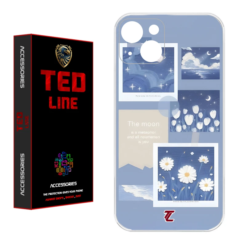 کاور تدلاین طرح بابونه کد 1203 مناسب برای گوشی موبایل اپل Iphone 13 / 14