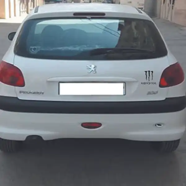 برچسب بدنه خودرو طرح پنجه هیولا کد monster