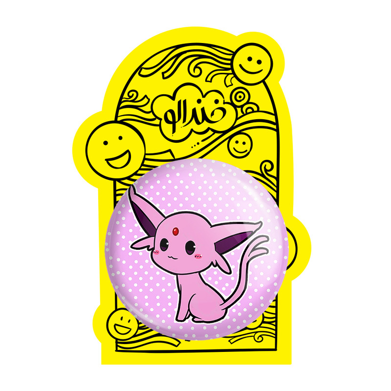 آینه جیبی خندالو مدل اسپئون انیمه پوکمون  کد 17310