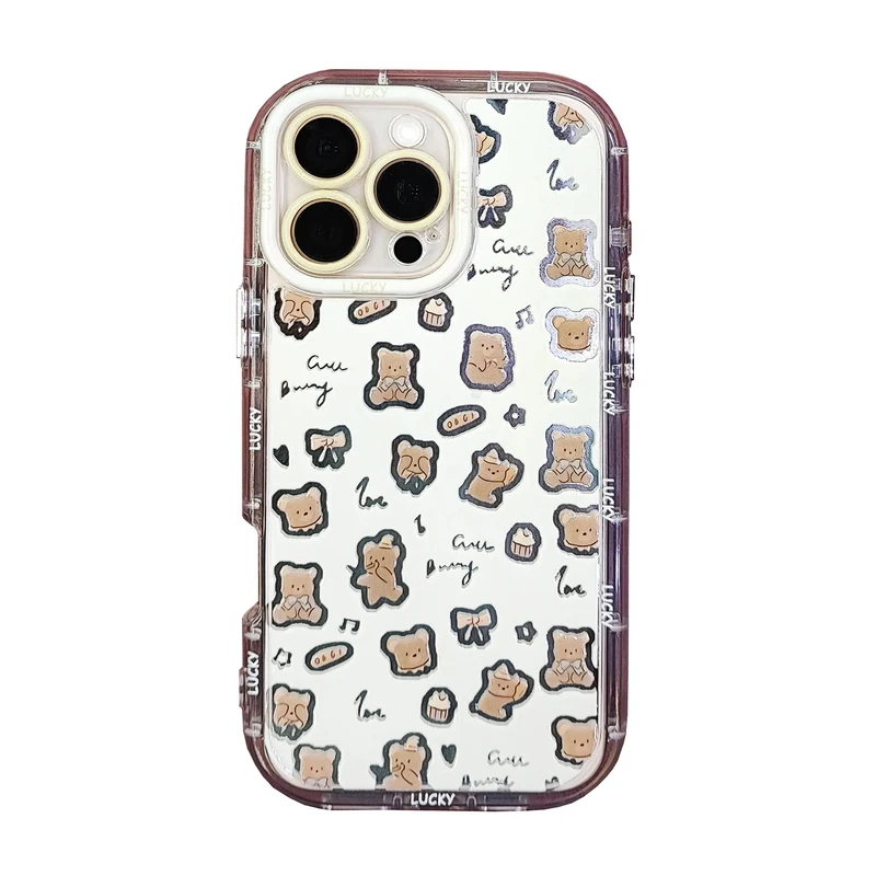کاور مدل خرس کد 01 مناسب برای گوشی موبایل اپل iphone 16 Pro Max