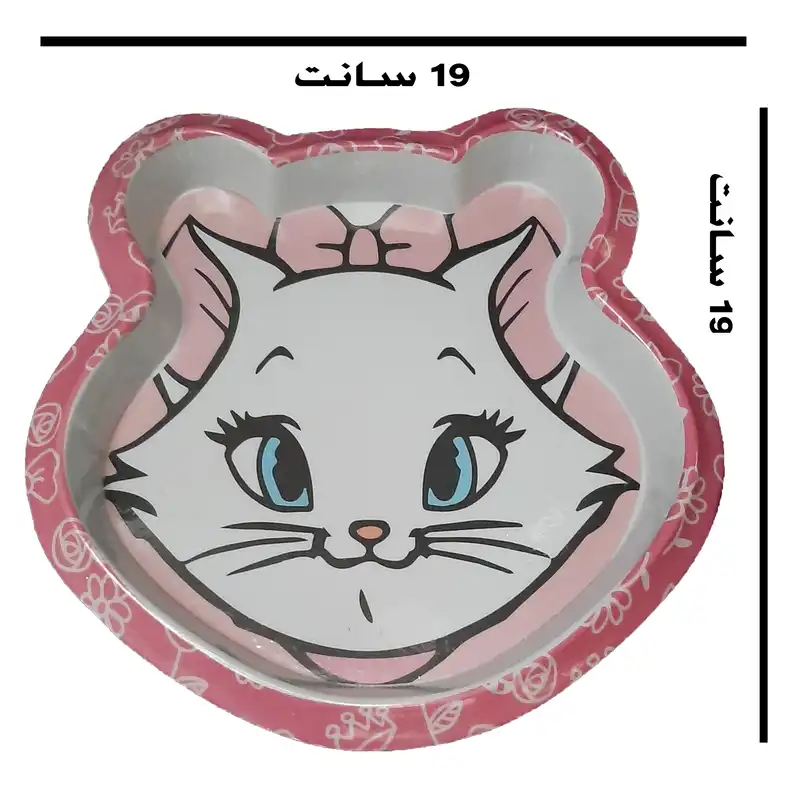 بشقاب کودک طرح گربه اشرافی
