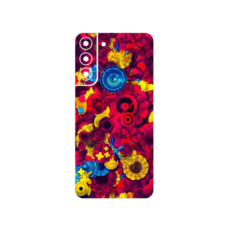 برچسب پوششی ماهوت مدل Vector Flower Garden Digital Art مناسب برای گوشی موبایل سامسونگ Galaxy S22 Plus 5G