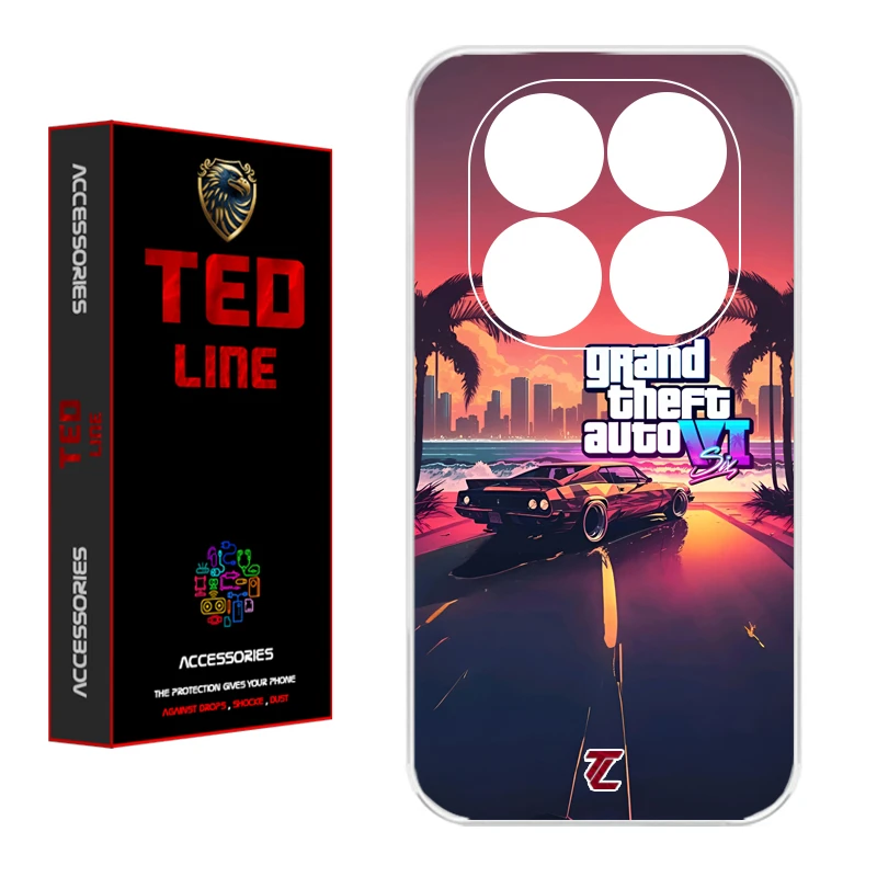 کاور تدلاین طرح جی تی ای 6 کد 1189 مناسب برای گوشی موبایل شیائومی Poco X7 / Redmi Note 14 Pro 4G