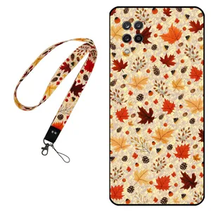Megafone Fall 0017 Cover For Samsung Galaxy A12 Mobile Neckband