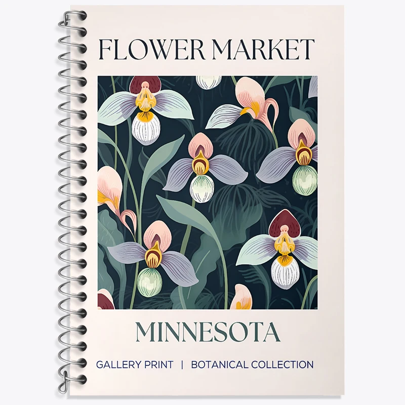 دفتر لغت 50 برگ خندالو طرح گل گلی کد N5323