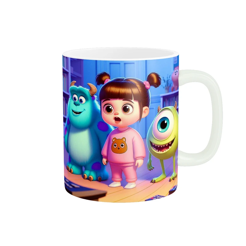 ماگ پاد آفرین مدل فانتزی طرح سالیوان و بو و مایک ترند کد p11074