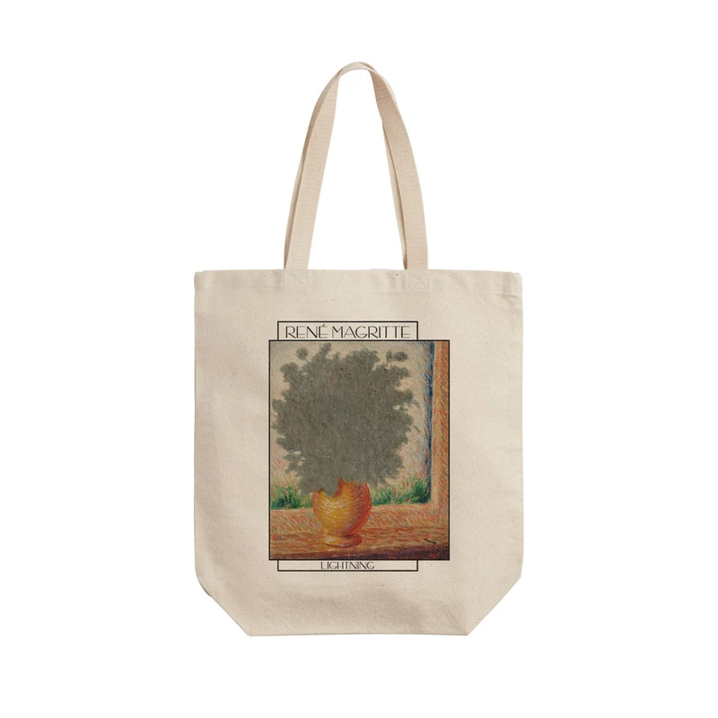 ساک خرید ترمه طراحان ایده مدل درخشش از ماگریت کد art0391 - L