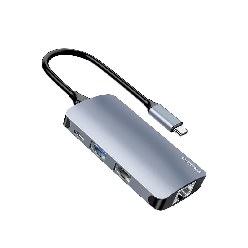 هاب 7 پورت USB-C یسیدو مدل HB15