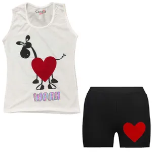 ست تاپ و شلوارک دخترانه کاندید اسپرت مدل 27